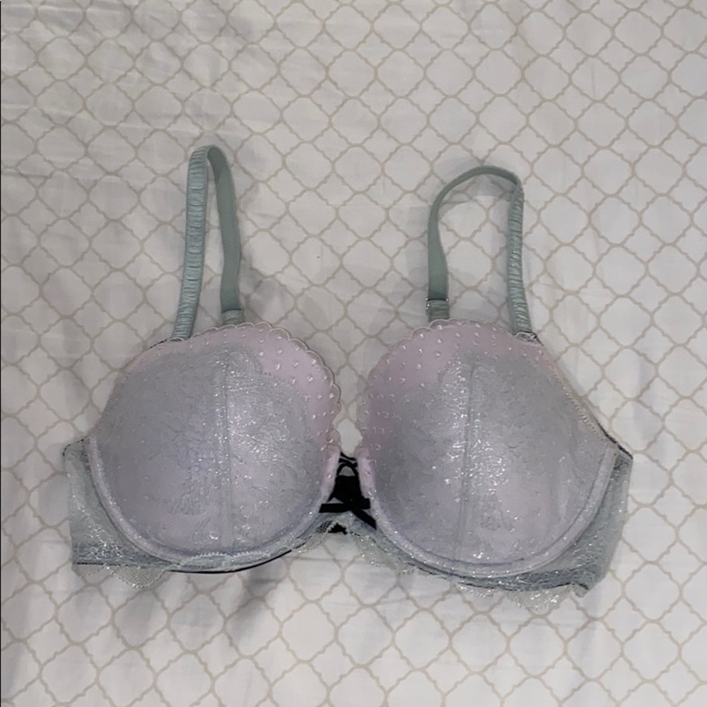 VS Dream Angels Lined Lace Demi Bra